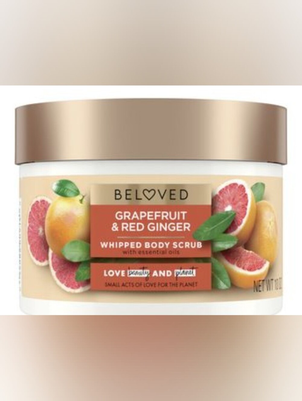 Love Beauty And Planet Grapefruit & Red Ginger Whipped Body Scrub - New
